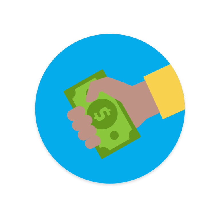 money hand